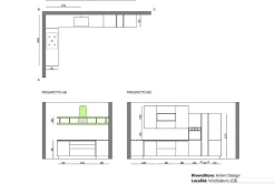 Cucina moderna ad angolo Unica a prezzo scontato^Lube Cucine Discount