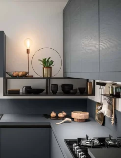 Cucina moderna ad angolo Laccata opaco a prezzo ribassato^Ar-Tre New