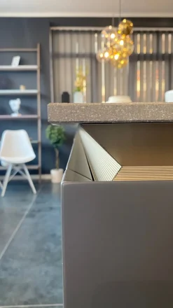 Sale Cucina moderna ad isola Bluna a prezzo scontato Cucine Ad Isola|Cucine Moderne