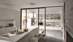 Cucina moderna ad isola Essenza04 a prezzo ribassato^Colombini Casa Clearance