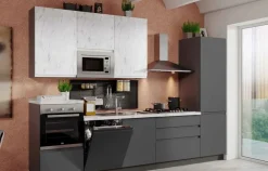 Artigianale Cucina moderna altri colori lineare Cucina kelly 330b- Cucine Lineari|Cucine Moderne