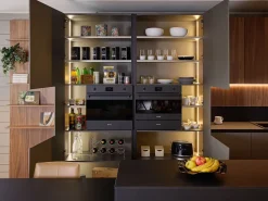 Diotti.com Cucina moderna con isola Alux 01 outlet a prezzo scontato- Cucine Ad Isola|Cucine Moderne