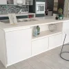 Cucina moderna con penisola Soft lack a prezzo ribassato^Nolte Hot
