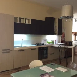 Cucina moderna con penisola Spring a prezzo scontato^Dibiesse Online