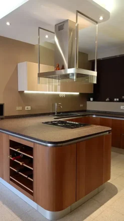 Doimo Cucine Cucina moderna con penisola a prezzo ribassato- Cucine Con Penisola|Cucine Moderne