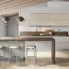Cucina moderna con penisola Nuovi mondi cucine  minimal gola integrata a prezzo ribassato^Collezione esclusiva Hot