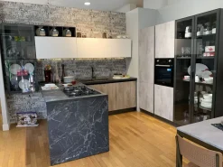 Outlet Cucina moderna con penisola Gaia oceano a prezzo scontato Cucine Con Penisola|Cucine Moderne