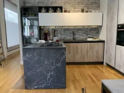 Outlet Cucina moderna con penisola Gaia oceano a prezzo scontato Cucine Con Penisola|Cucine Moderne