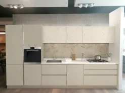 Veneta Cucine Cucina moderna grigia lineare Start Time di a 7300€.- Cucine Lineari|Cucine Moderne