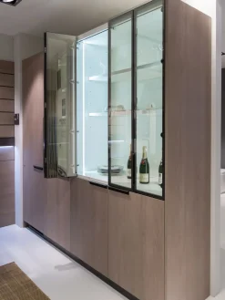 Clearance Cucina moderna grigio con penisola Mia scontata Cucine Con Penisola|Cucine Moderne