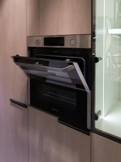 Clearance Cucina moderna grigio con penisola Mia scontata Cucine Con Penisola|Cucine Moderne