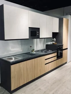 Artigianale Cucina moderna lineare Cucina in promozione a roma era 04-cucine a roma a prezzo ribassato- Cucine Lineari|Cucine Moderne