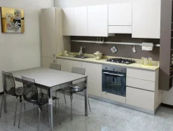 Cucina moderna lineare U820 giada a prezzo scontato^Artigianale Clearance