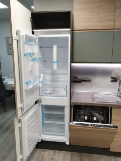 Sale Cucina moderna lineare Cucina new kelly 330 grigio e salvia a prezzo scontato Cucine Lineari|Cucine Moderne