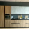 Outlet Cucina moderna lineare Cucina noce dozuki a prezzo ribassato Cucine Lineari|Cucine Moderne