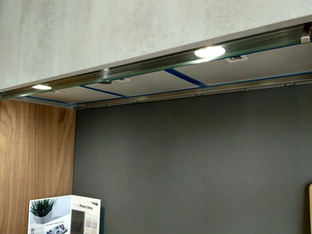 Outlet Cucina moderna lineare Cucina noce dozuki a prezzo ribassato Cucine Lineari|Cucine Moderne