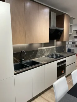 Cucina moderna lineare Cucina modello regola a prezzo scontato^Scavolini Discount