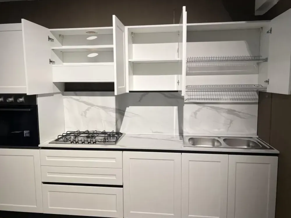 Discount Cucina moderna lineare Dora a prezzo ribassato Cucine Lineari|Cucine Moderne