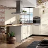 Imab Cucina moderna lineare group Modello capri bianca e rovere a prezzo ribassato- Cucine Lineari|Cucine Moderne
