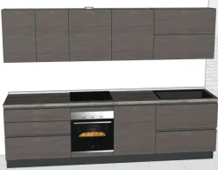 Clearance Cucina moderna lineare Roberta a prezzo ribassato Cucine Lineari|Cucine Moderne