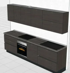 Clearance Cucina moderna lineare Roberta a prezzo ribassato Cucine Lineari|Cucine Moderne