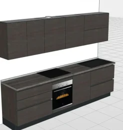 Clearance Cucina moderna lineare Roberta a prezzo ribassato Cucine Lineari|Cucine Moderne