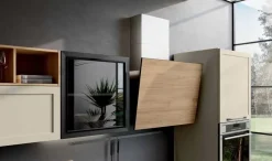 Cucina moderna rovere chiaro lineare Capri-ischia scontata^Imab New