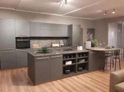 Cucina Modula con penisola con un ribasso imperdibile^Febal Clearance