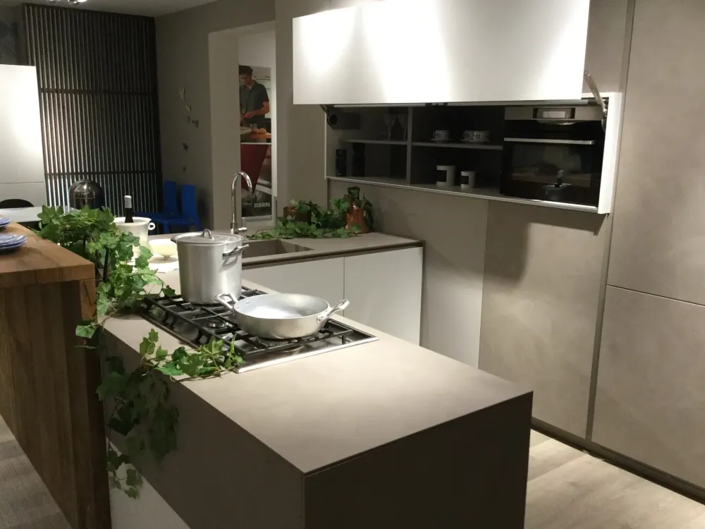 Cucina Monoliti design tortora ad angolo scontata 55%^Meson's Cucine Hot