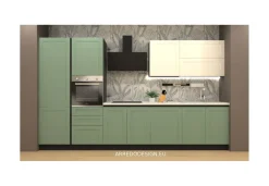 Cucina moderna lineare altri colori in polimerico Dora^Net Cucine Best