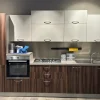 Net Cucine Cucina moderna lineare noce in melaminico Smart- Cucine Lineari|Cucine Moderne