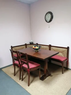 Cucina noce classica ad angolo La cascina^Frame Online