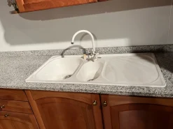 Online Cucina noce classica ad angolo Regina Cucine Ad Angolo