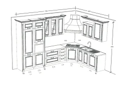 Artigianale Cucina noce country ad angolo Doppio dentello in offerta- Cucine Ad Angolo|Cucine Country