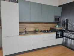 Net Cucine Cucina noce moderna lineare Kelly330- Cucine Lineari|Cucine Moderne