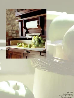 Cucina Vetrina attrezzata kingstone OFFERTA OUTLET sconto 60% Cucine Lineari|Cucine Country