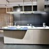 Cucina moderna con penisola altri colori in laccata opaco Phoenix^Poliform New