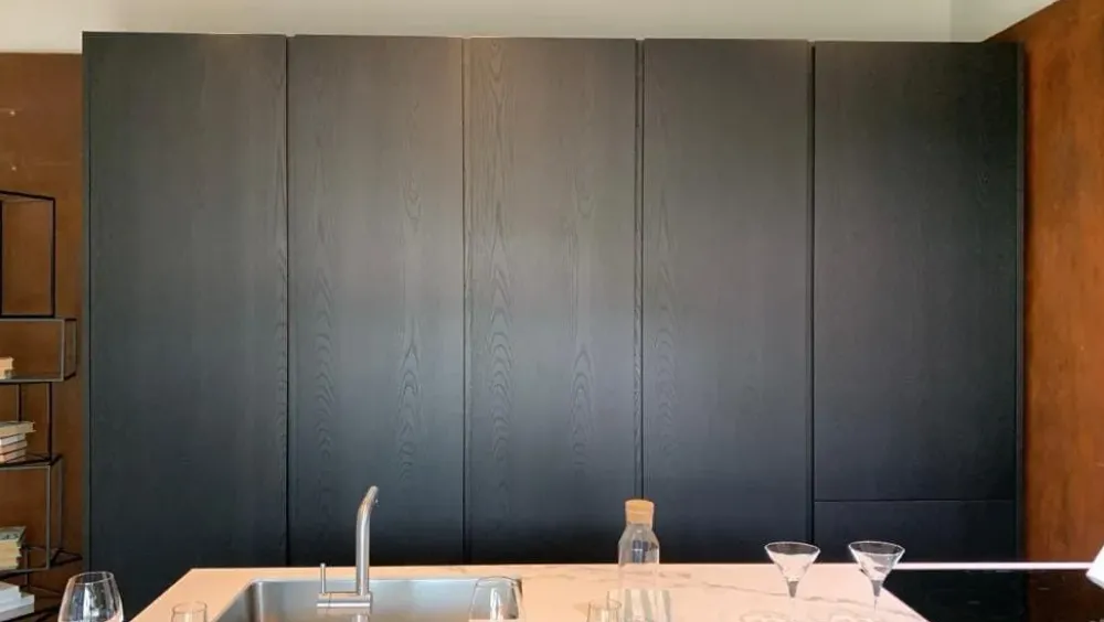 Cucina moderna con penisola altri colori in laccata opaco Phoenix^Poliform New