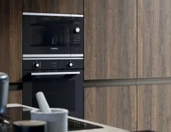 Prima Cucine Cucina Zoe grafite e silvermine OFFERTA OUTLET sconto 50%- Cucine Ad Angolo|Cucine Moderne