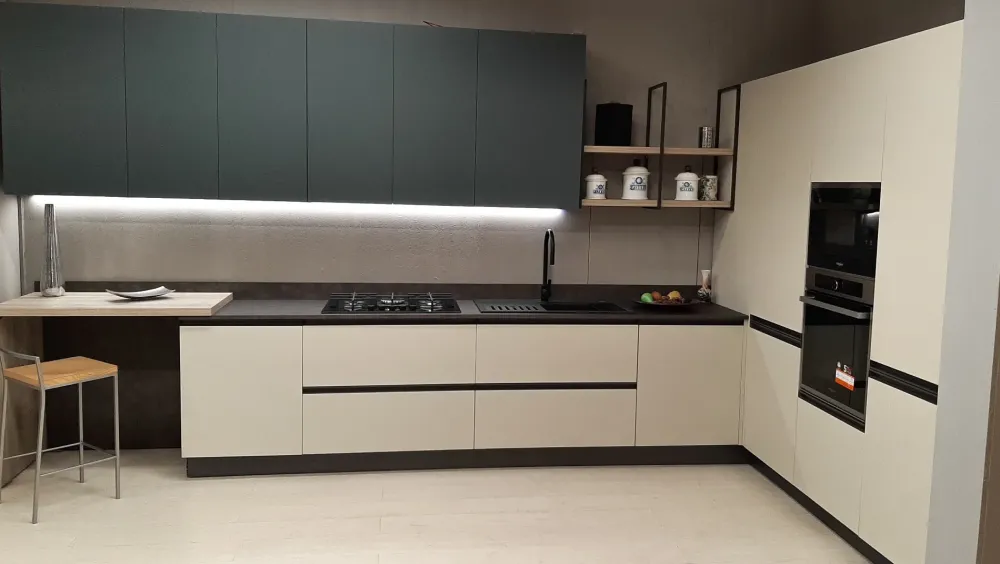Prima Cucine CUCINA Primacucine ad angolo Hera SCONTATA- Cucine Ad Angolo|Cucine Moderne