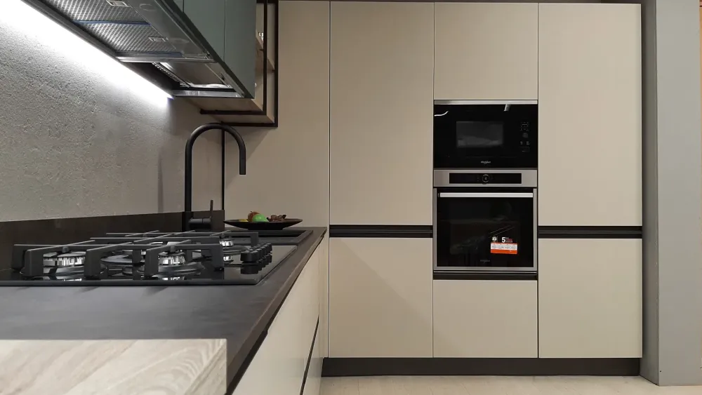 Prima Cucine CUCINA Primacucine ad angolo Hera SCONTATA- Cucine Ad Angolo|Cucine Moderne