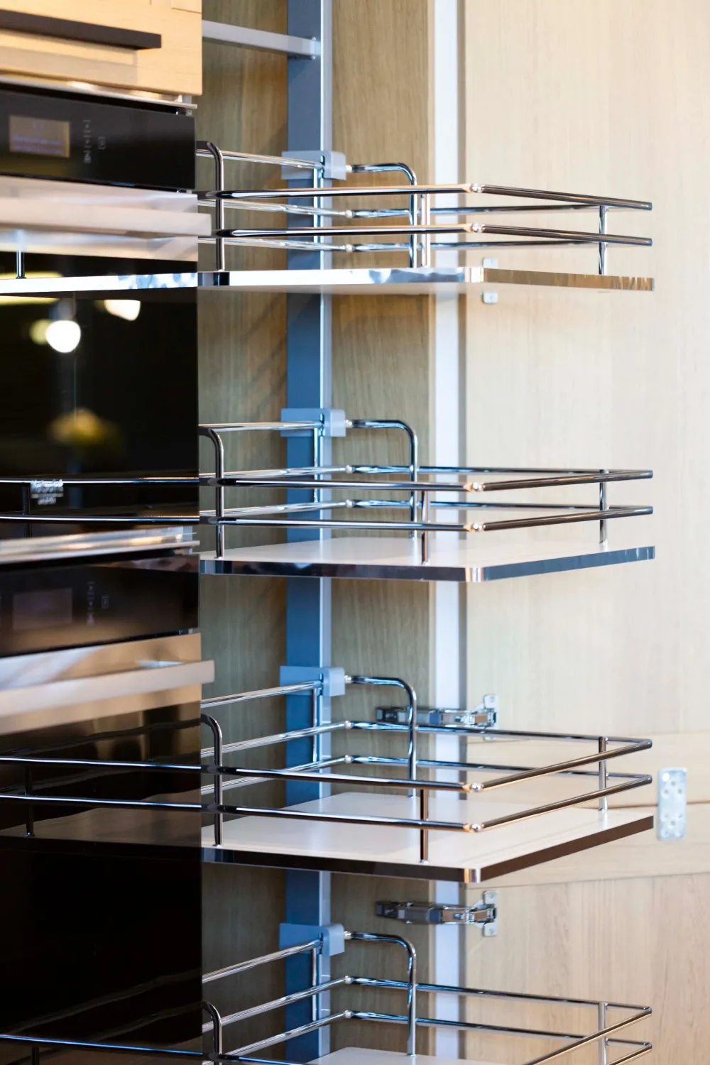 Cucina design ad isola bianca in legno Ingrosso cucine moderne icmxp06^Primopiano Cucine Clearance