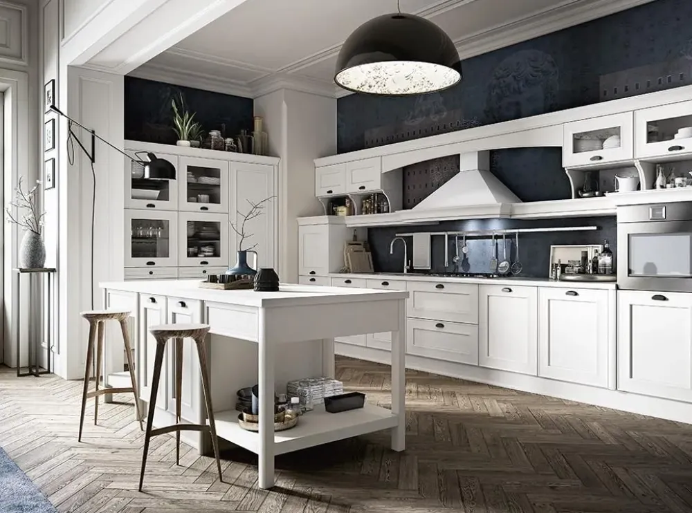 Cucina provenzale con isola Luisiana a prezzo scontato^Spagnol cucine