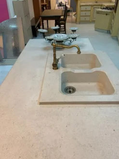 Arrex Cucina rossa classica con isola Morgana- Cucine Ad Isola