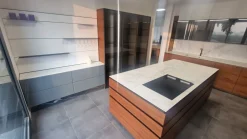 Discount Cucina rossa design con isola Cucina 45* a soli 27200 Euro Cucine Ad Isola|Cucine Design