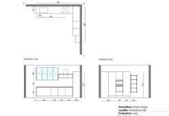 Cucina Round neck moderna tortora ad angolo scontata 53%^Lube Cucine Discount