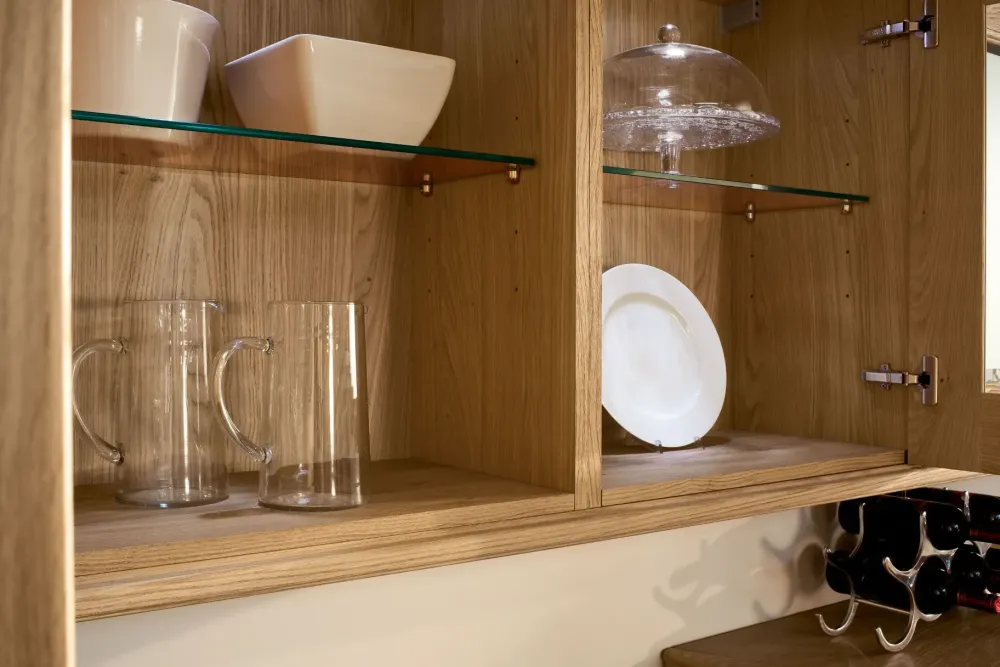 Arrex Cucina rovere chiaro country ad angolo Carola muratura scontata- Cucine Ad Angolo|Cucine Country