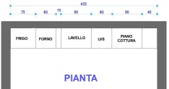 Hot Cucina rovere chiaro design lineare Sp 22 in Offerta Outlet Cucine Lineari|Cucine Design