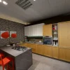 Clearance Cucina rovere chiaro moderna con penisola Atelier scontata Cucine Con Penisola|Cucine Moderne