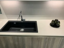 Outlet Cucina rovere chiaro moderna con penisola Ak project Cucine Con Penisola|Cucine Moderne